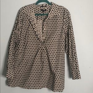 Lands End pop over tunic 24w